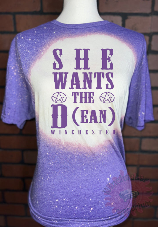 She wants the D shirt