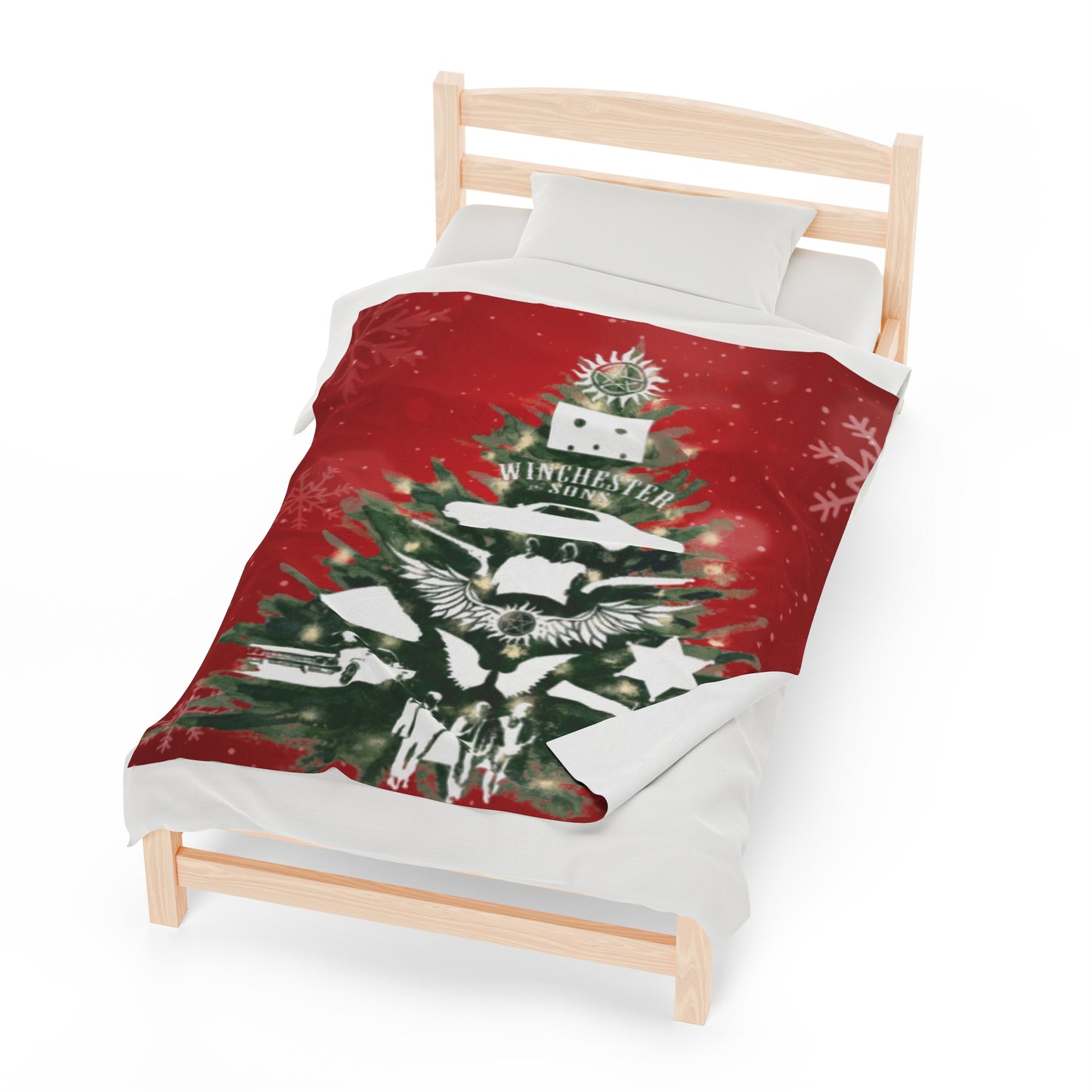Supernatural Christmas Tree Blanket