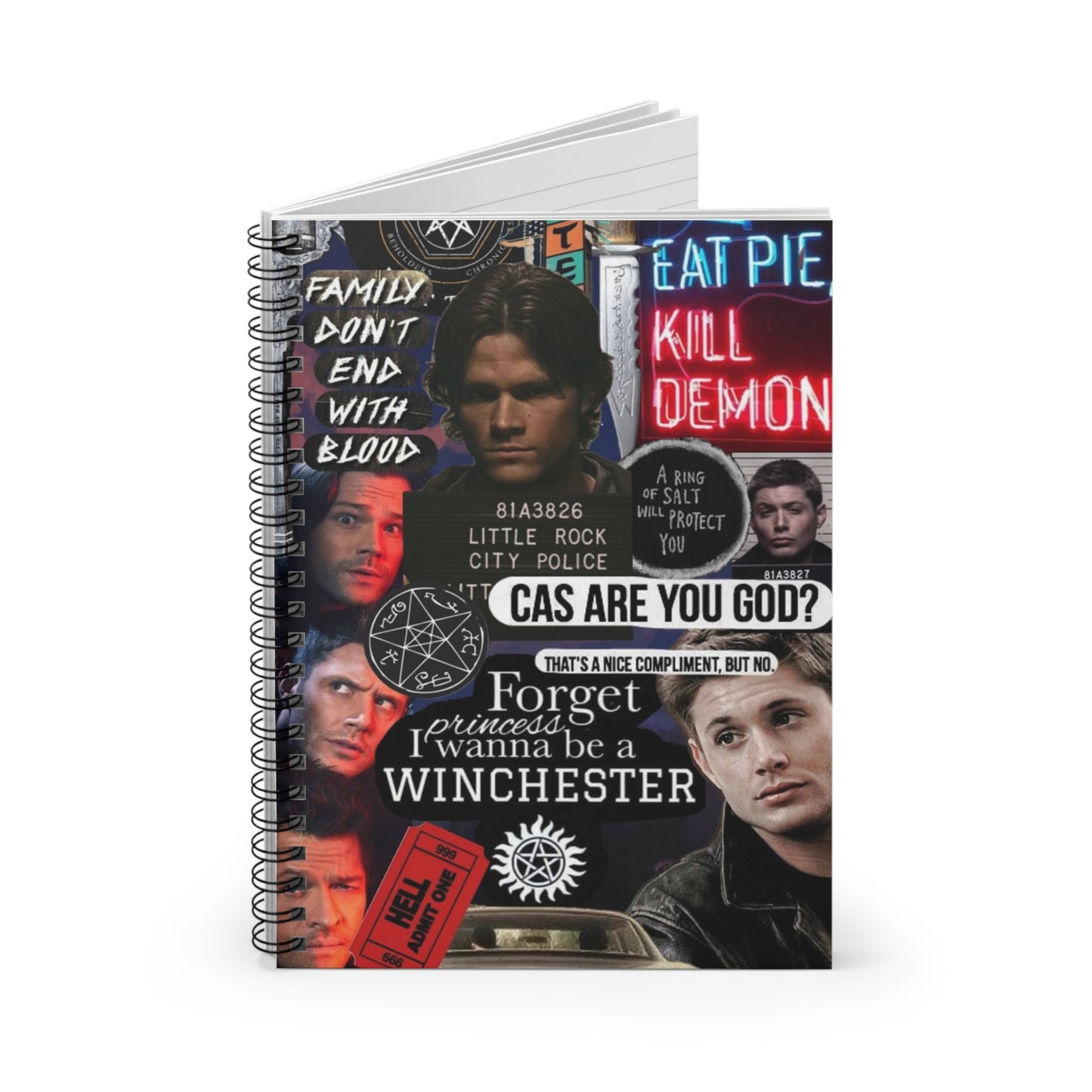 Cas are you god Spiral Notebook - Ruled Line